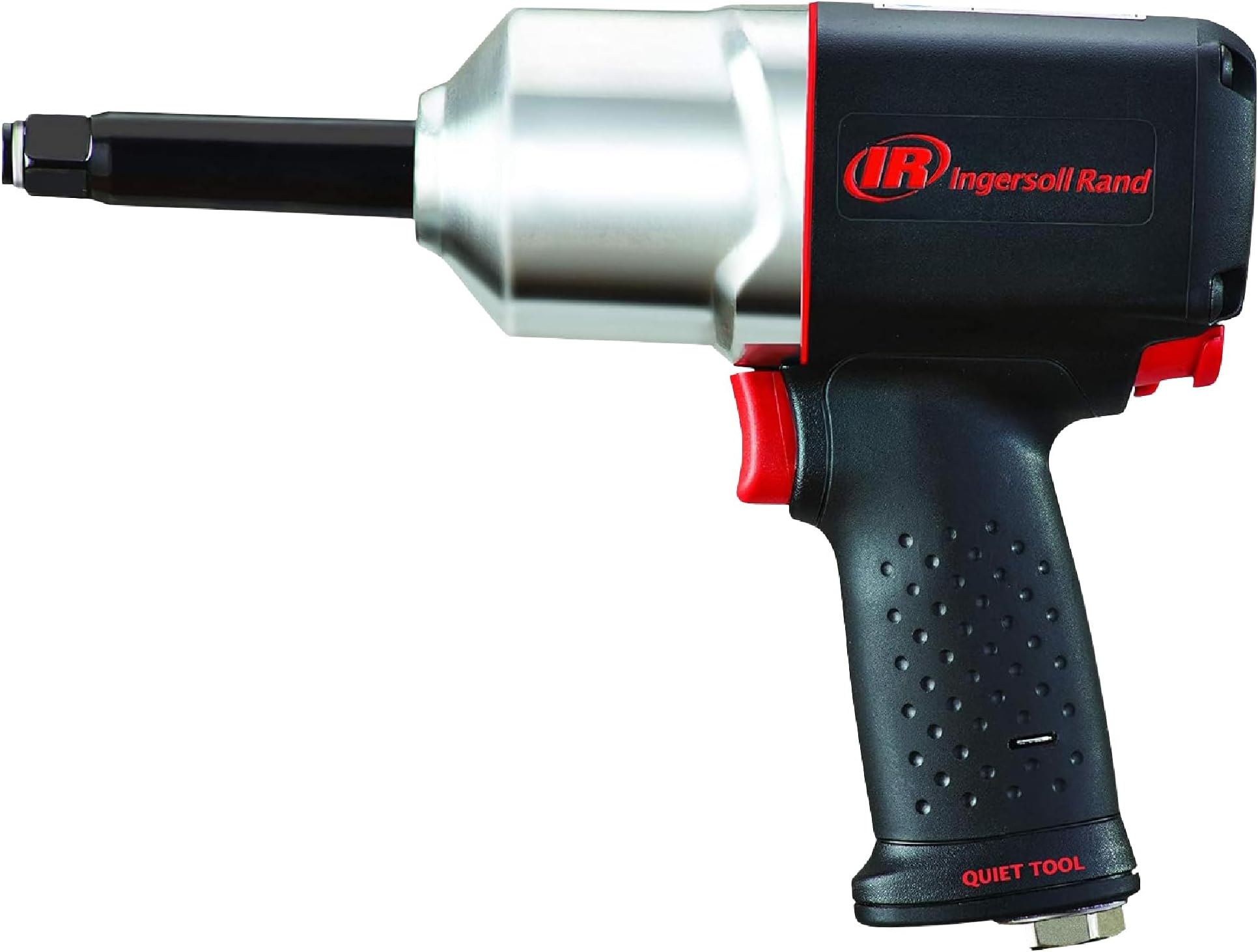 2135QXPA-2 1/2" Quiet Air Impact Wrench, Pistol Grip, 2" Extended Anvil, 780 Ft-Lbs Max Reverse Torque