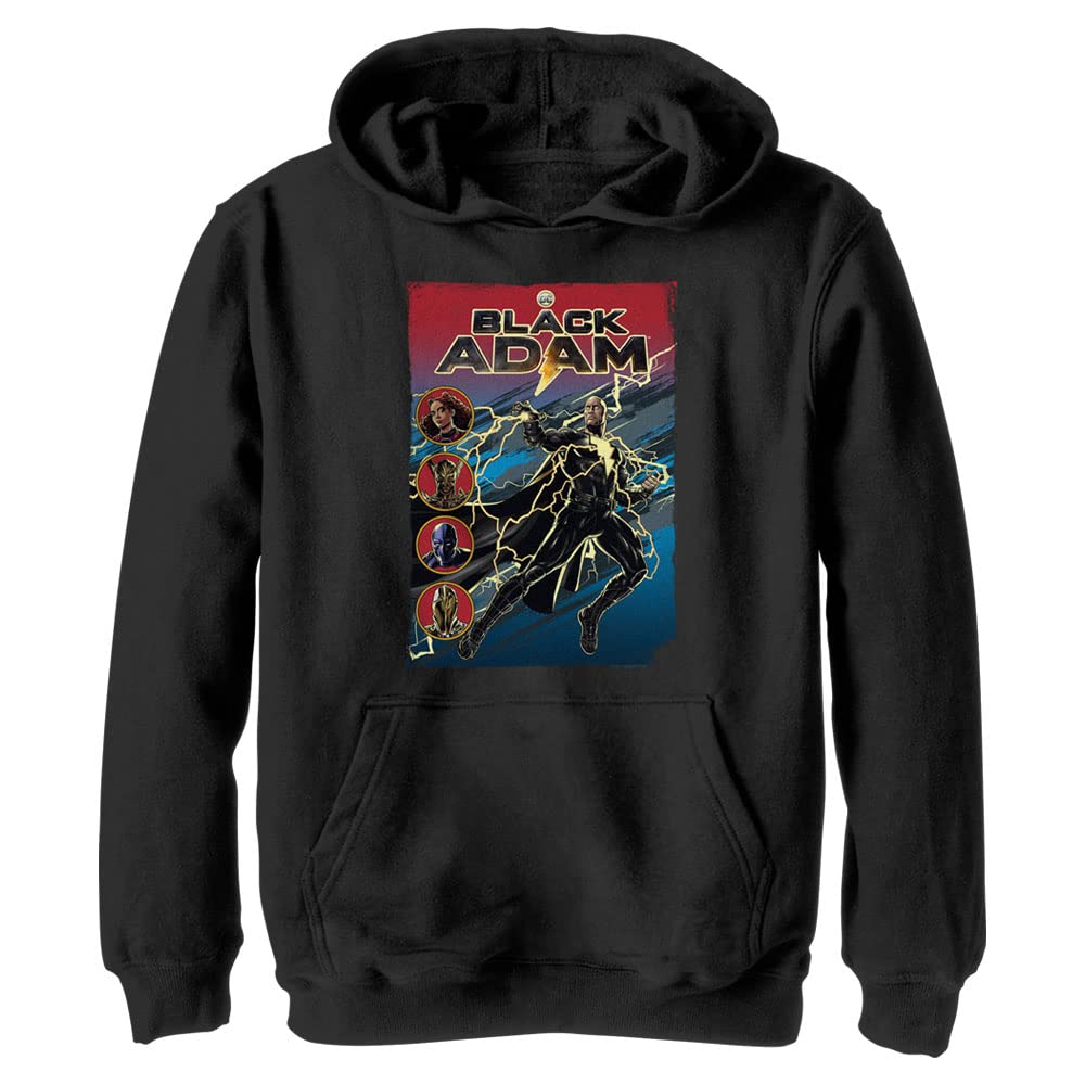 DC Comics unisex-child Lightning Adam Hooded Sweatshirt