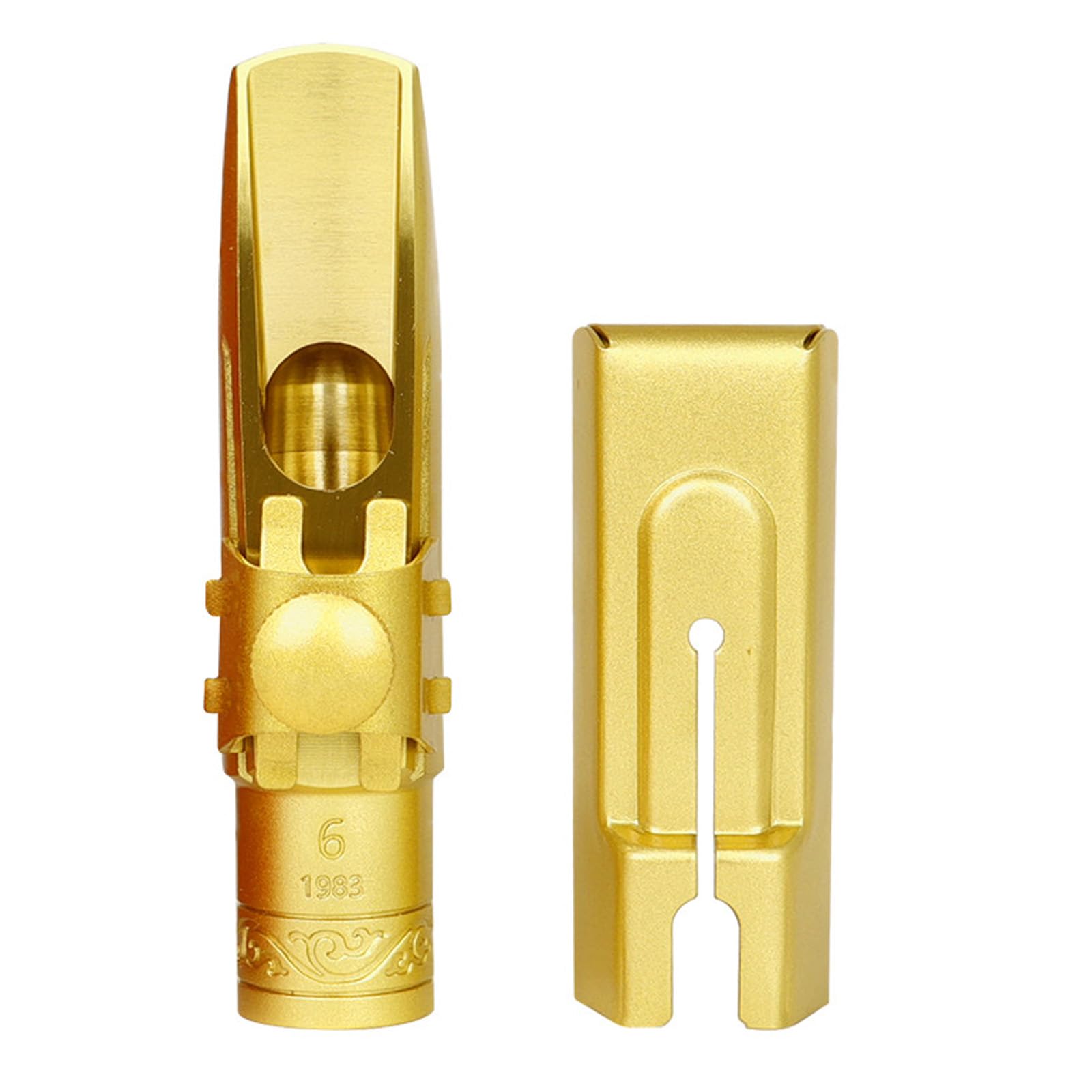 per sassofono contralto con cappucci e legature, 6 tone | Bocchini per sax in mib in metallo Accessori per strumenti musicali