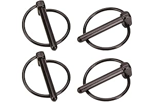 Top-Rated Black Q-Clips Replacement for Hood Pins (4-Pack)
