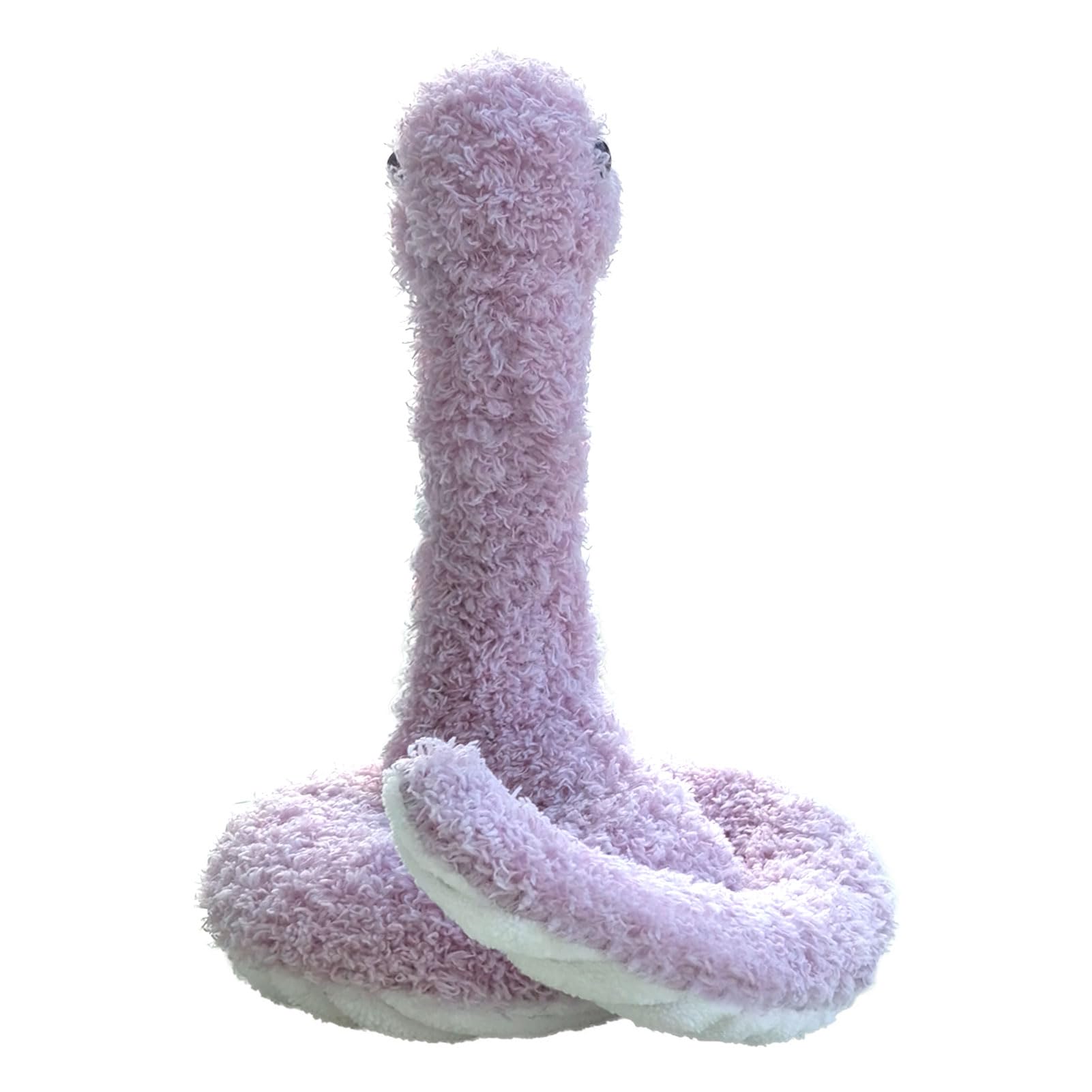 Doindute グリーンフラシ天スネークぬいぐるみおもちゃ、柔らかい抱きしめたくなるぬいぐるみハガートイ、男の子と女の子、子供やガールフレンドへのギフト、17インチ [グリーン] [Small-17'']