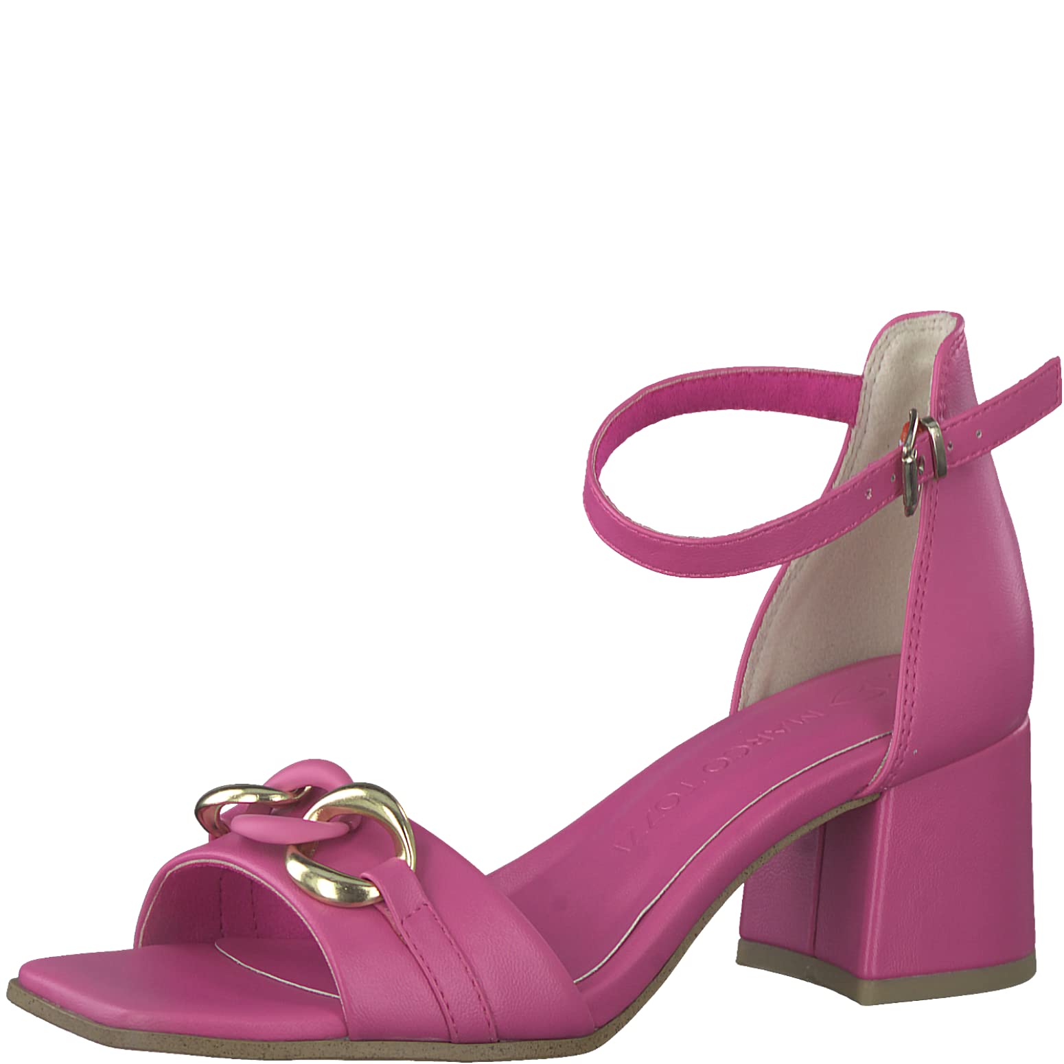 MARCO TOZZI Women's 2-2-28317-20 Heeled Sandals, pink Gold, 7 UK