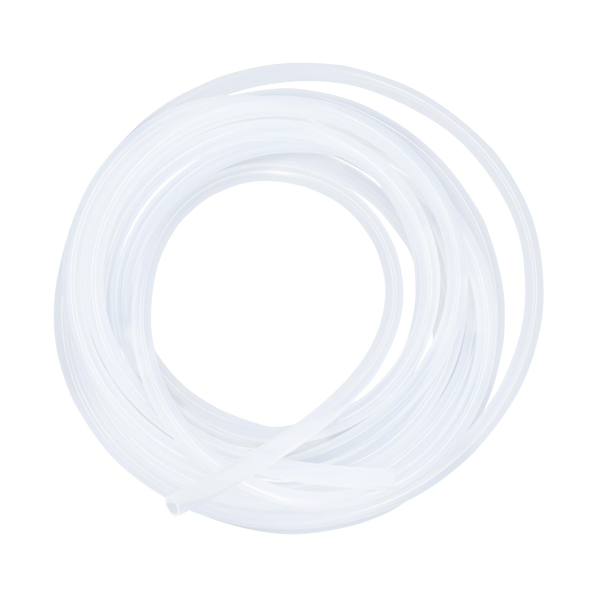 LAVMHAB Silicone Tubing Food Grade Hoses 7mm x 10mm, Length 6 Meters (19.6ft), Flexible Silicone Rubber Tube Air Hose Water Pipes
