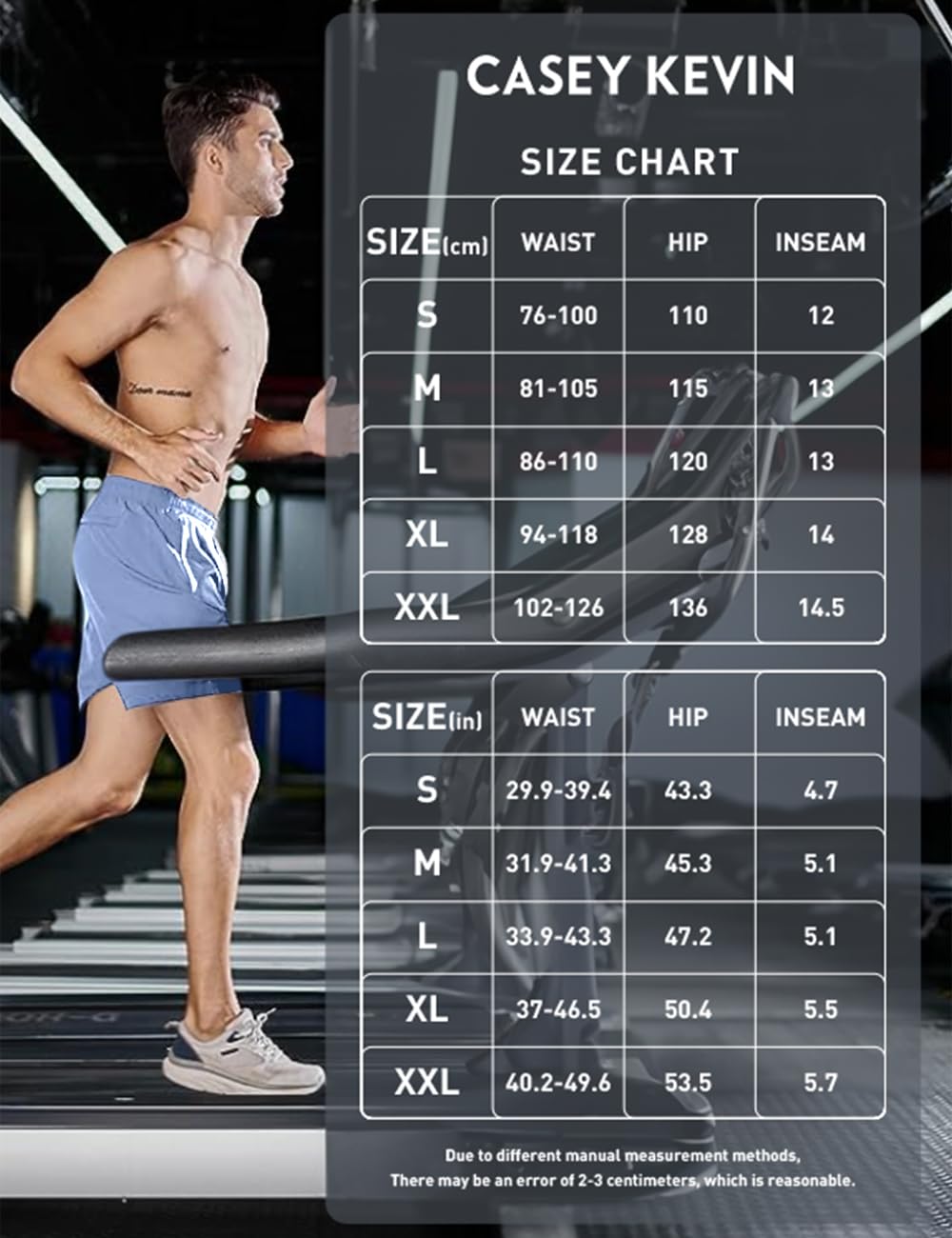 Casey Kevin Pantalon Corto Hombre Algodón Cremallera Bolsillos Deporte Gimnasio Pantalón Running Calzonas Fútbol Baloncesto Verano Shorts Tenis Deportivo Gym Cortas Regalo