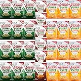 Veggie Puffs Variety Pack - Baked Corn Pops Snack Box Healthy Assortment (30 Count)