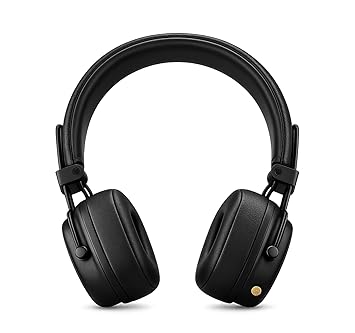 Original for Major IV Marshall Wireless Bluetooth On Ear Headphone with Mic (Black)