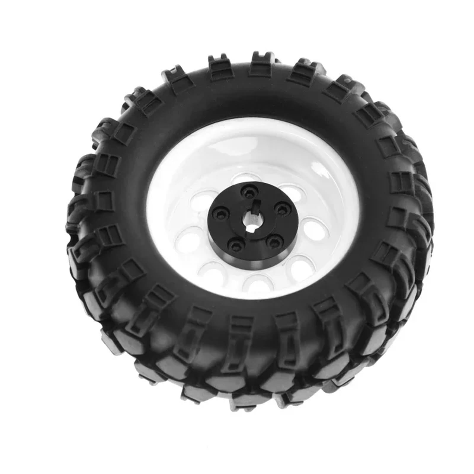RC Pneumatici Ruote Compatibile Con Traxxas TRX4 D90 D110 Per Axial SCX10 4 Pezzi 93mm Metallo 1.9" Beadlock Cerchione Gomma Set 1/10 RC Crawler Car