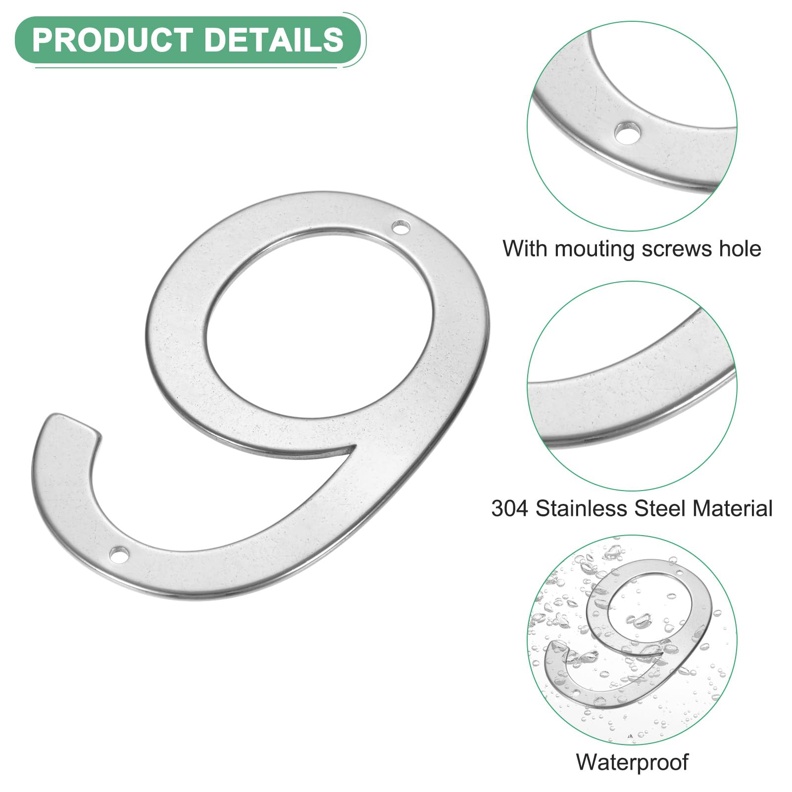 M METERXITY 1-Pack House Number - Image 2
