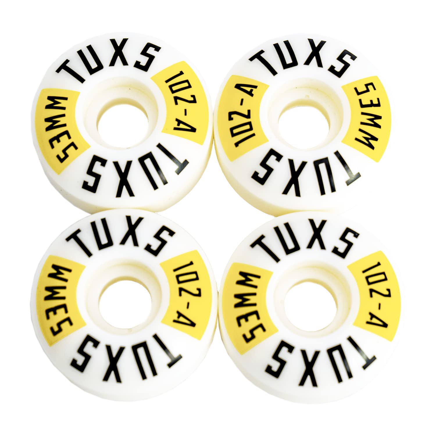 Tuxs SHR Premium 53MM 102A Pro Round Cut Skateboard Wheels - Image 2