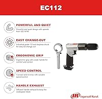 Vista 4 de Ingersoll Rand EC112 Taladro neumático sin llave de 1/2", reversible, 500 RPM, 0.5HP