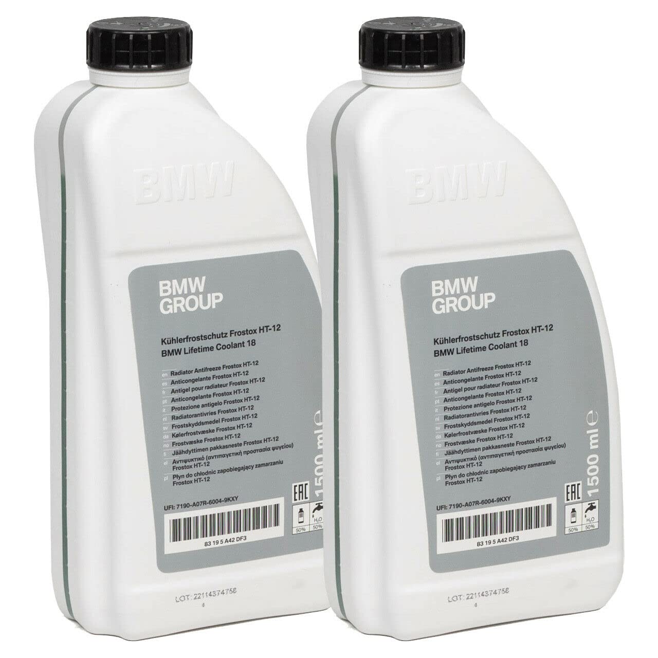 BMW 2 x Protection Antigel Frostox HT-12 3 Litres – 83195A42DF3 + Puce d'Achat