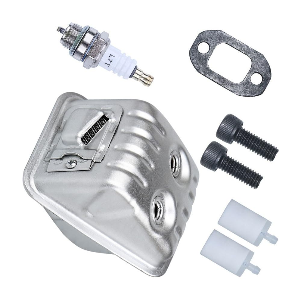 Kit de Filtro de Combustible de Tornillo Apto for Husqvarna 450 445 445e W bujía repuestos de Motosierra de Gasolina OEM 544147702