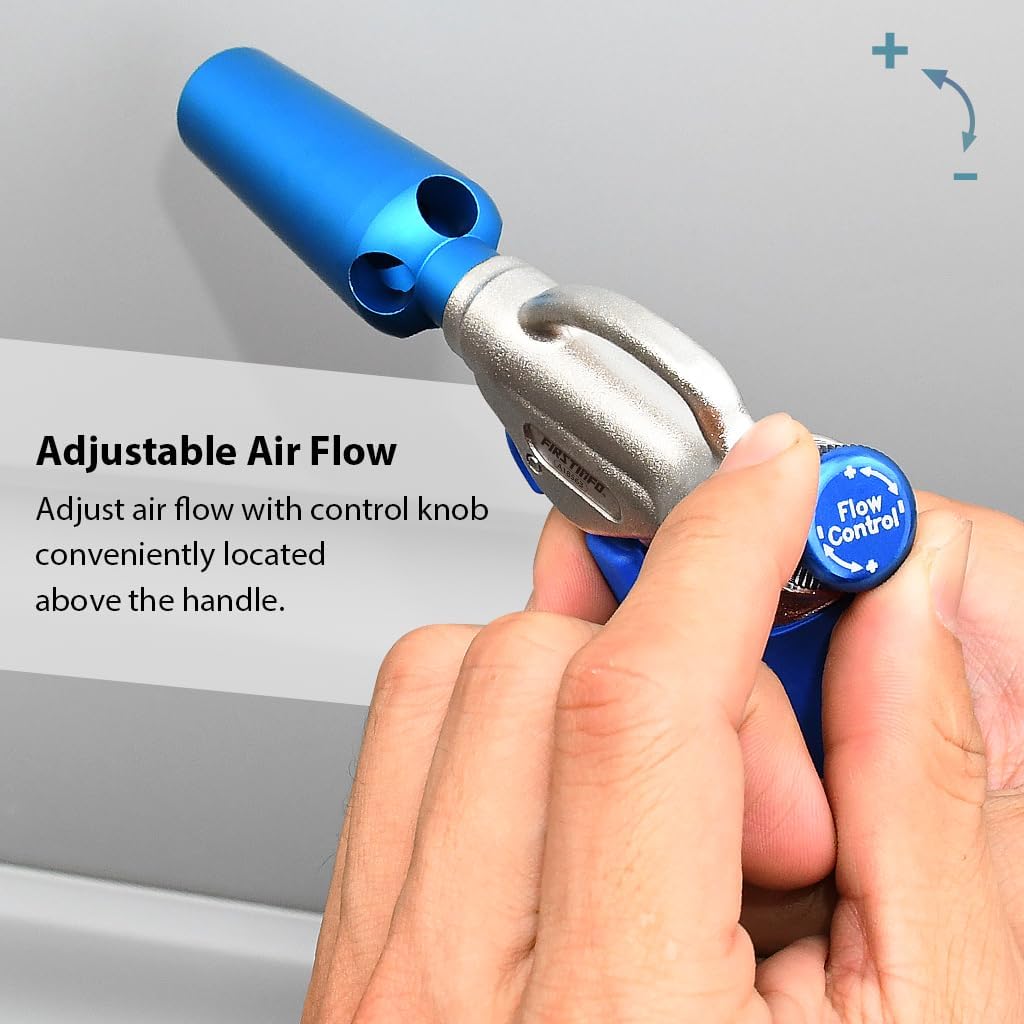 FIRSTINFO A18563US Windstorm EX (2X Flow) High Performance Air Blow Gun with Adjustable Air Flow