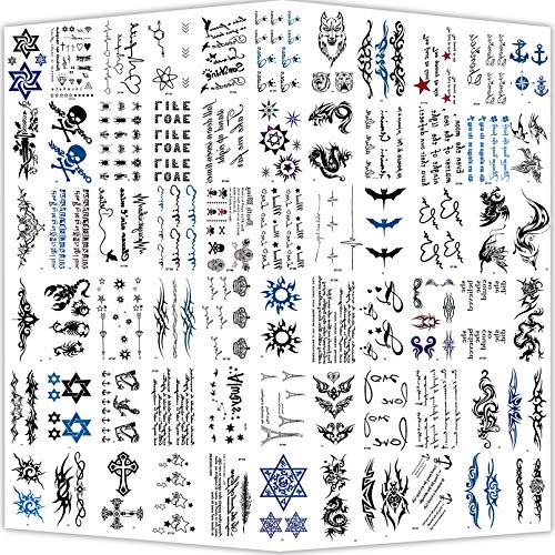 Aresvns Tiny Cute Temporary Tattoo 400+ Designs, Fake tattoos that look very realistic,Waterproof and Long Lasting,Body Art tattoo Sticker for Women Men and Kids