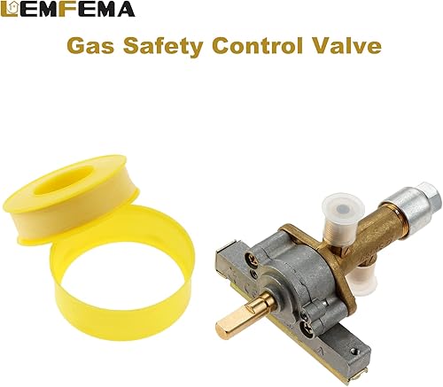 Miniatura 7 de Válvula de control de seguridad de gas con dispositivo de encendido piezoeléctrico de repuesto para reparación de calentador de patio alimentado por