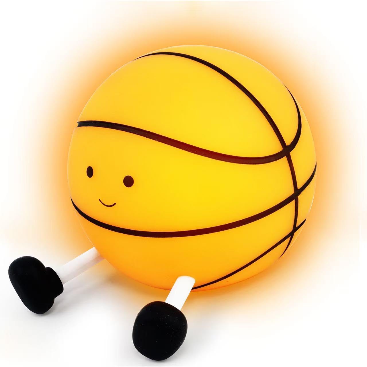 Photo 1 of QANYI Basketball Night Light, LED Sports Light Rechargeable for Boys Room Bedroom Decor, Light Up Basketball Lamp Decoration Valentines Gift Ideas for Girls Children Teens Kids 8-12 Boys Lovers