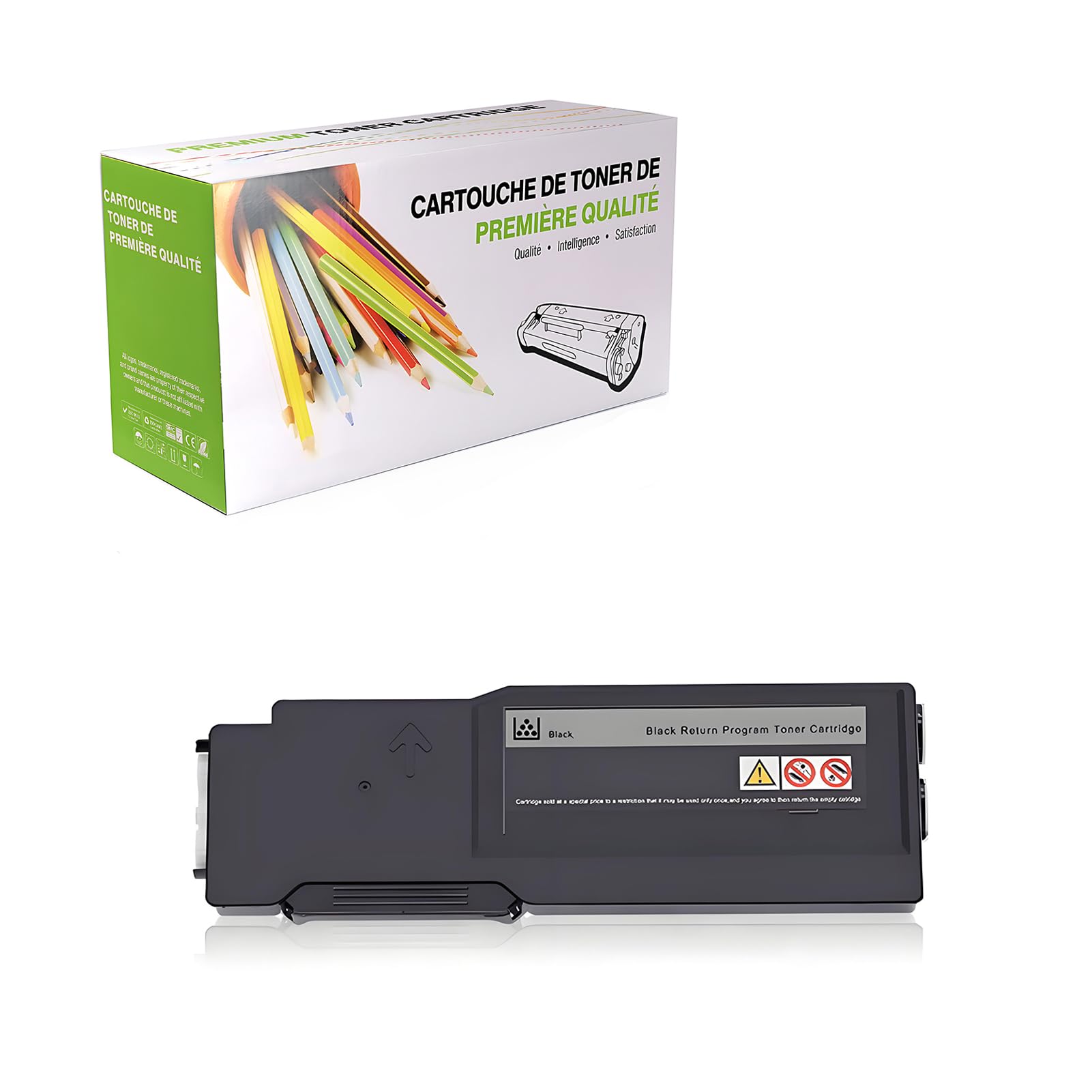 Kompatybilny zamiennik kasety z tonerem dla Xerox C400 106R03536 006R04678 006R04679 006R04680 do użytku z Xerox VersaLink C400DN C400N C405DN C405N drukarką,Black