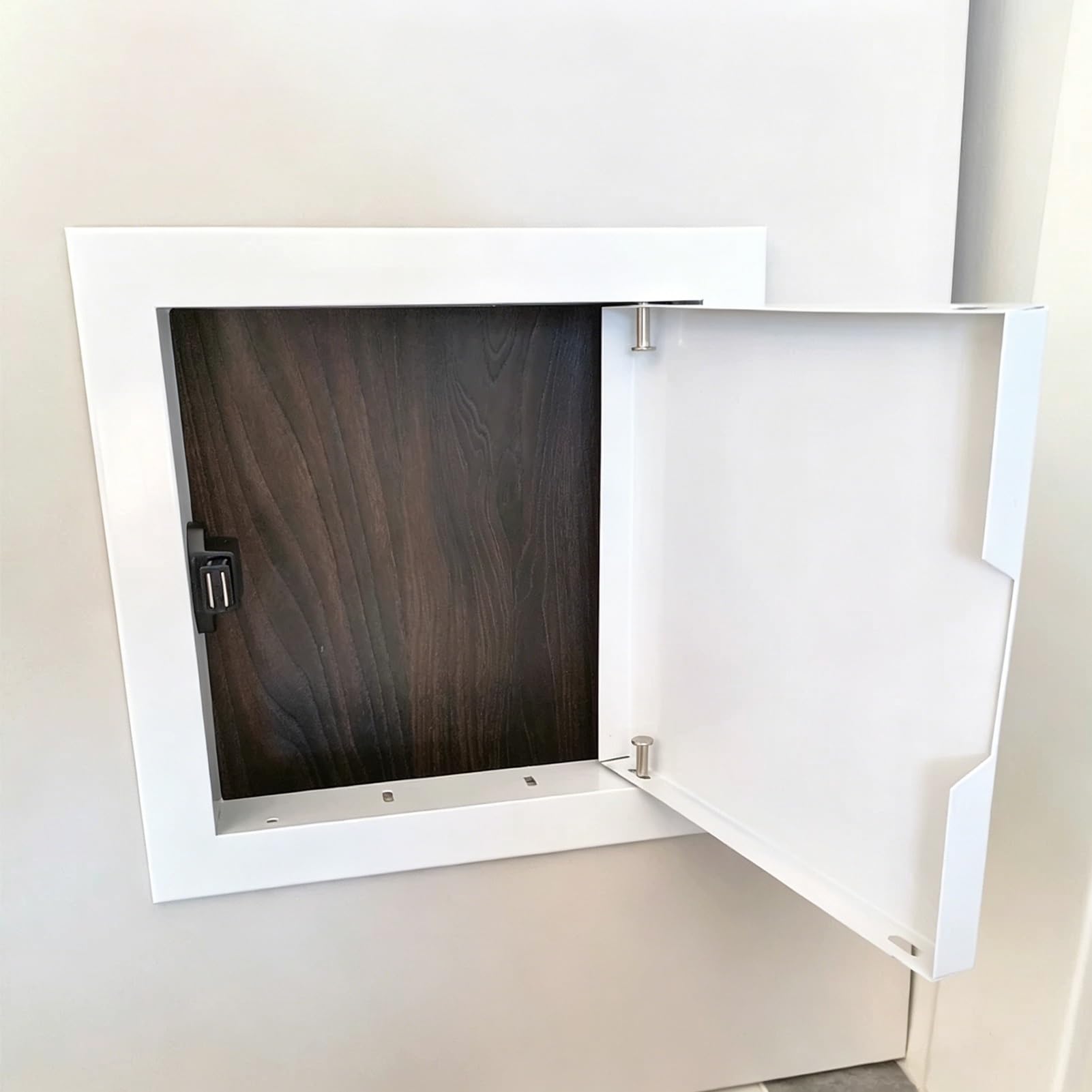 Sydvoxt Pop Out Drywall Plumbing Inspection Panel Door, Magnetic Door Latch Access Hatch for Wall, Small Ceiling Cover Cables Wiring Servicing Doors(12x12in(30x30cm))