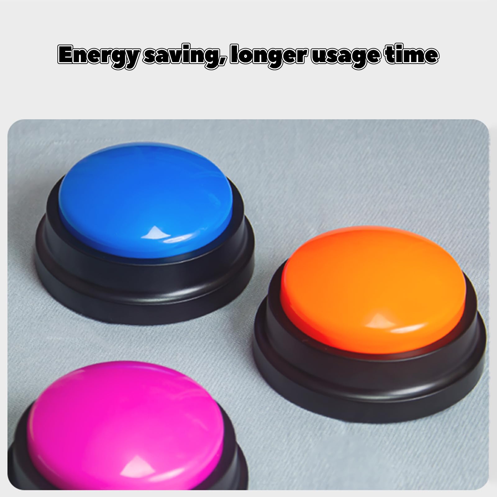 YounBeauty Voice Recording Button, Dog Communication Training Buzzer, Pet Training Device, colorful - Image 4