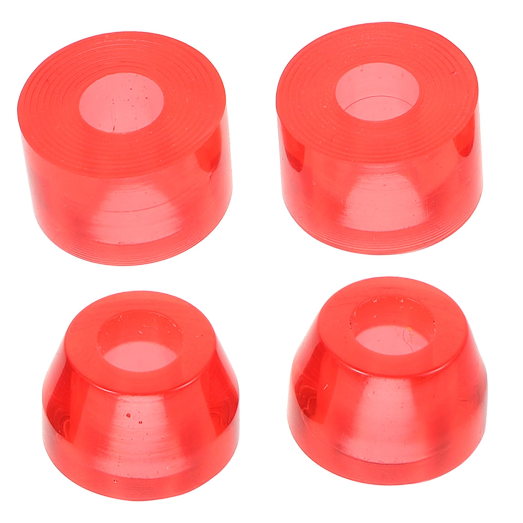 Yardwe Enhanced Stability Skateboard Bridge Pads 4pcs Soft Pu Pads for Roller Skates Vibration Reduction