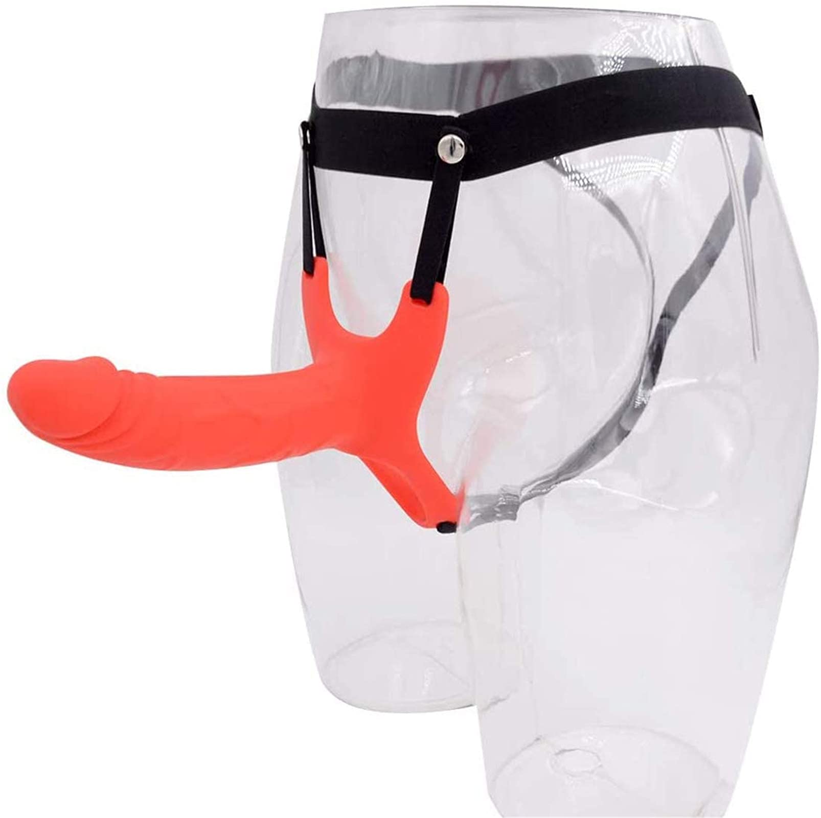 ZTHBYSB Realistische Hohl Groß Dildo Hosen Penis Hülse Enlarger Strapon  Gürtel Umschnall-Dildos mit Verstellbarer Harness Erwachsene Sex Spielzeug  für Männer Homosexuell,Rot,Medium : Amazon.de: Drogerie & Körperpflege
