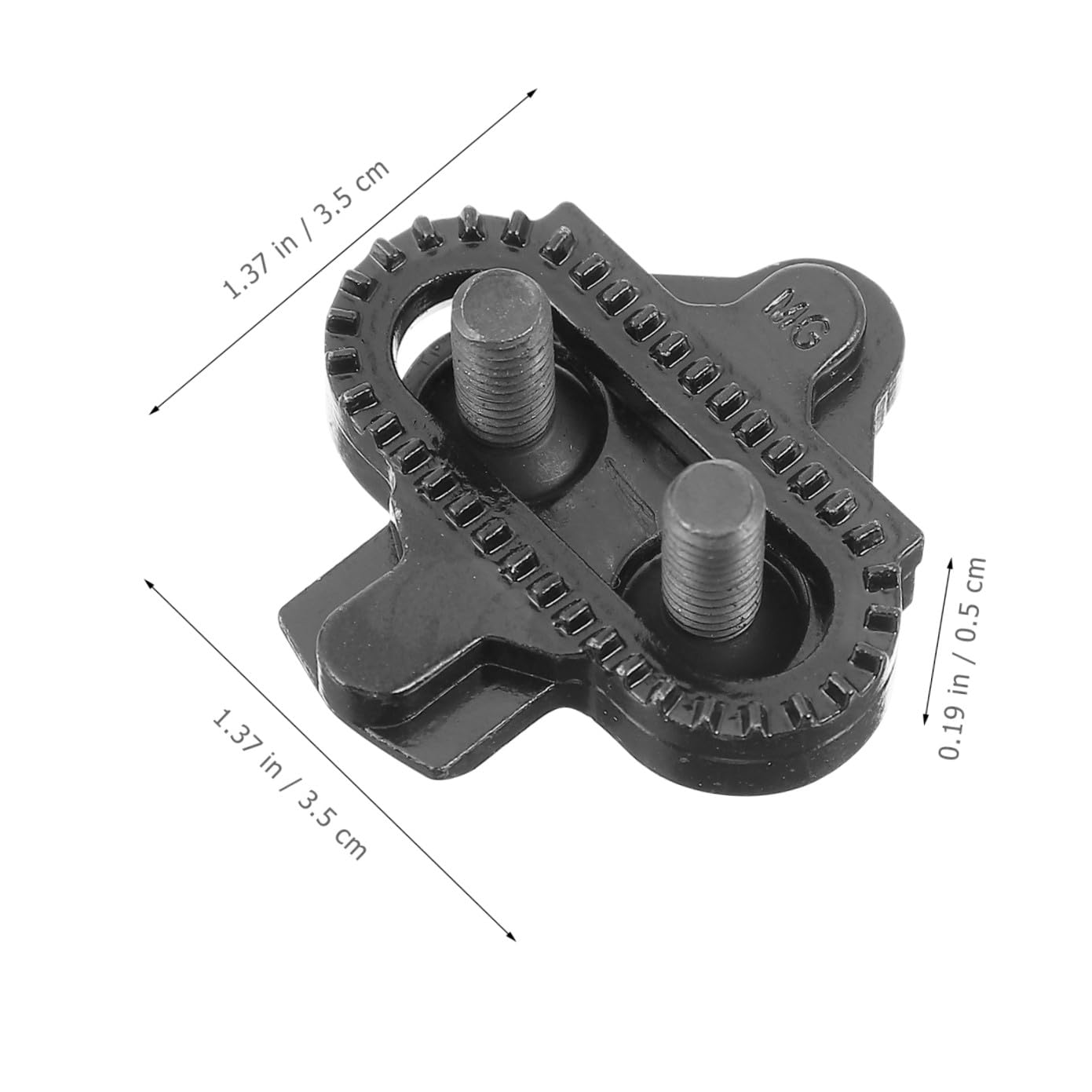 BESPORTBLE 2 Paia Di Tacchette Per Pedali Autobloccanti Per Ciclismo Robuste Tacchette Per Pedali Da Bici Per Strada E Montagna