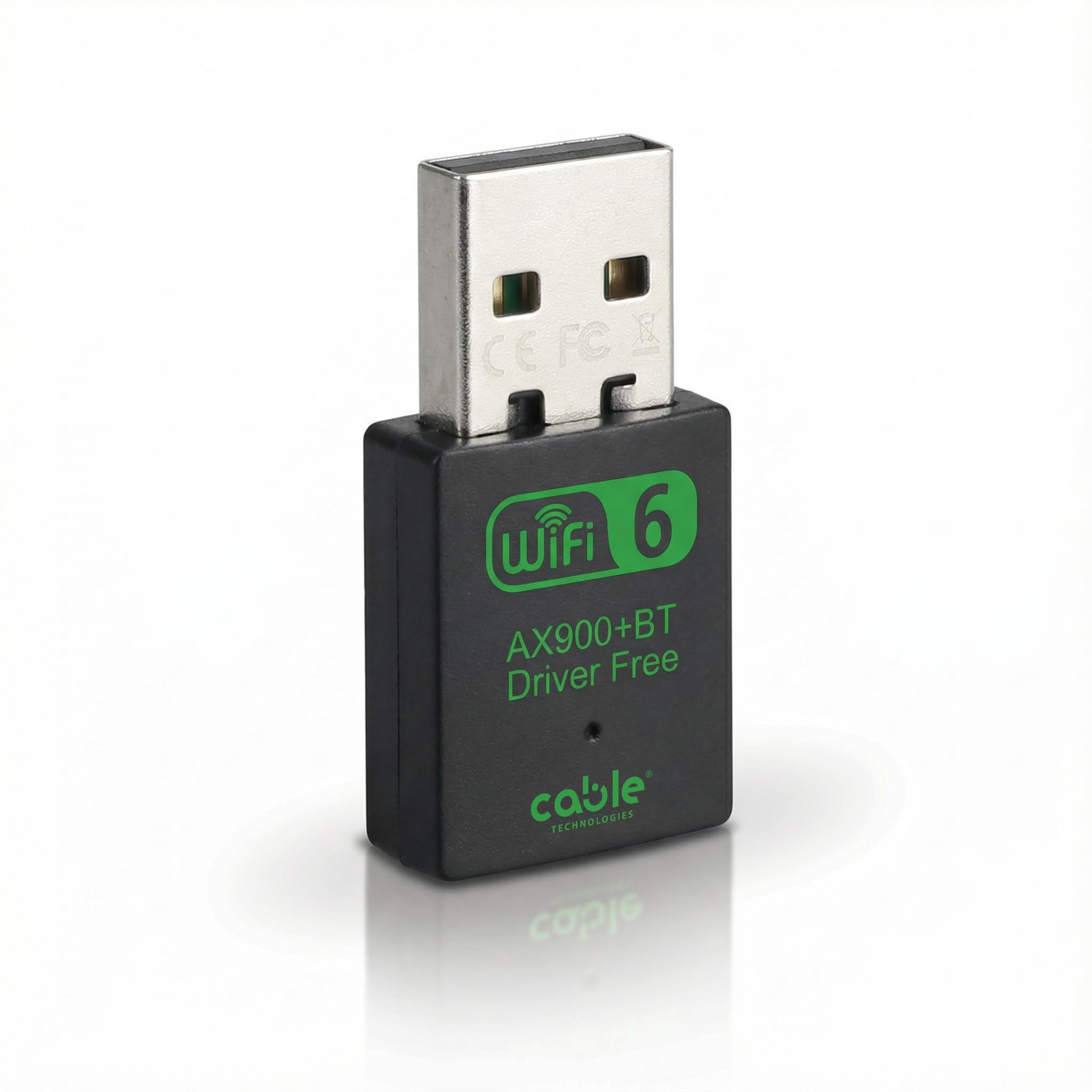 Memoria WiFi USB Dual Band 2.4/5GHz + Bluetooth 5.4, Antena Inalámbrica 900Mbps, Plug and Play, OFDMA, MU-MIMO, Adaptador de Red Inalámbrico para PC/Desktop/Tablet/Laptop, para Windows (Dual BT 900)