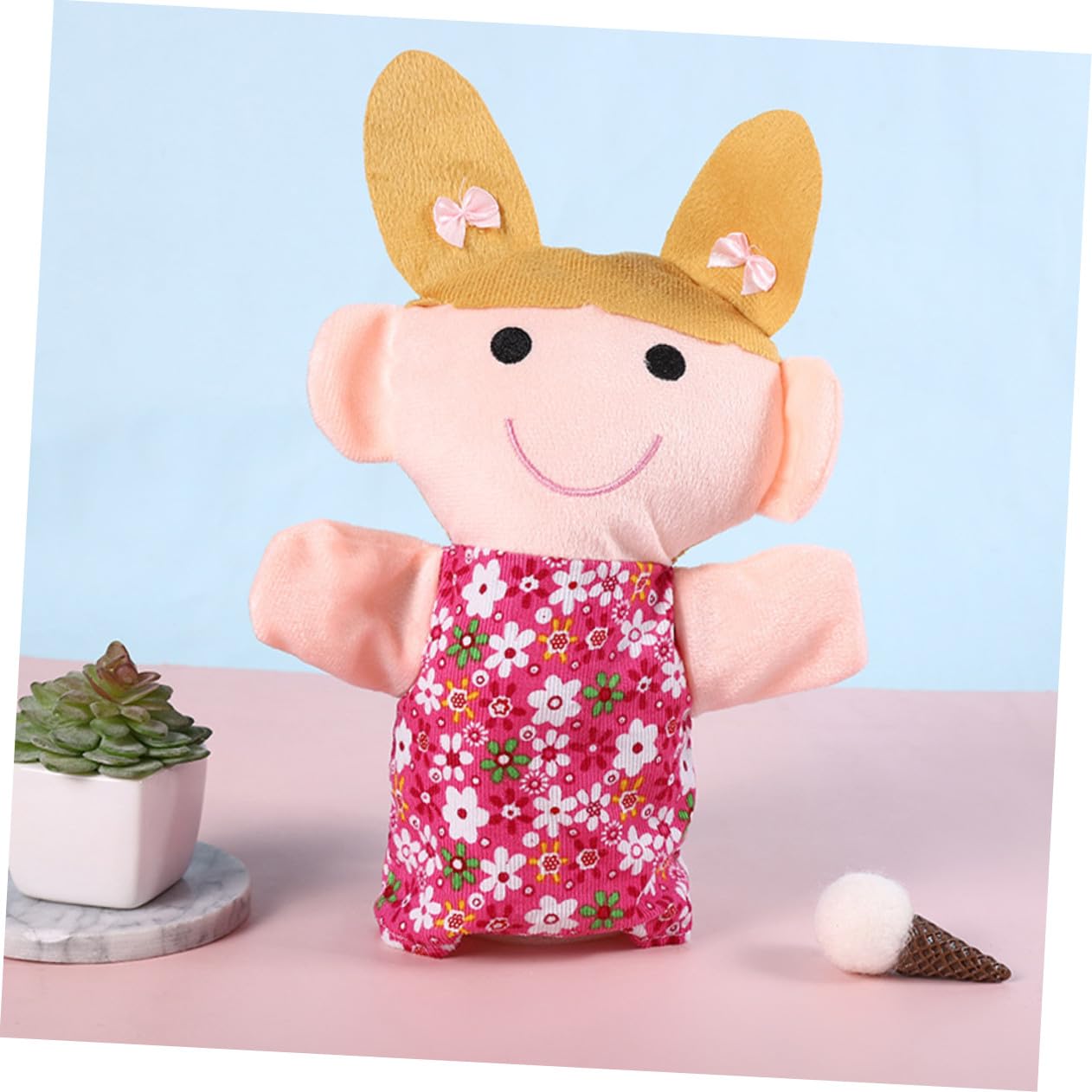 Marioneta de Mano para Niños, Pack de 6, Felpa y PP Cotton | Juego de Rol y Uso Exterior, Diseño Adorable y Creativo, Cómodo de Llevar y Portátil