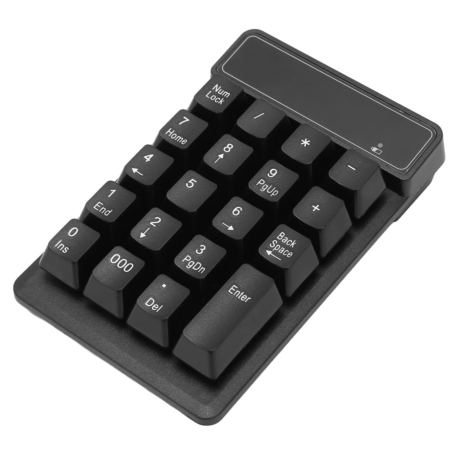 Bluetooth Number pad, 19-Keys Wireless Numeric Keypad, Portable Mini Multi-Function Accounting Number Keypad Keyboard Extensions for Laptop/Desktop/Notebook-picture-33