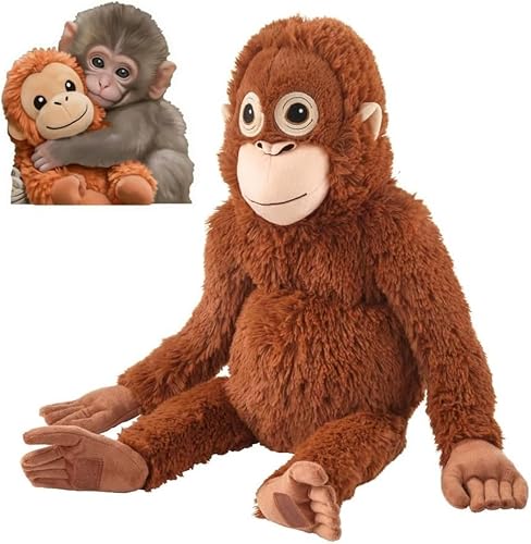 �p���`�����L�[ 66cm ��^�I�����E�[�^�� �\�t�g�g�C�A���ɗD�����ʂ�����݁A����\���q���Ɉ��S - ���A���ȕ����S�n�̃����L�[�v���b�V���A�{�[�i�X�X�e�b�J�[�t���A�j�̎q���̎q�̒a�����M�t�g C-monkey Plush + Sticker