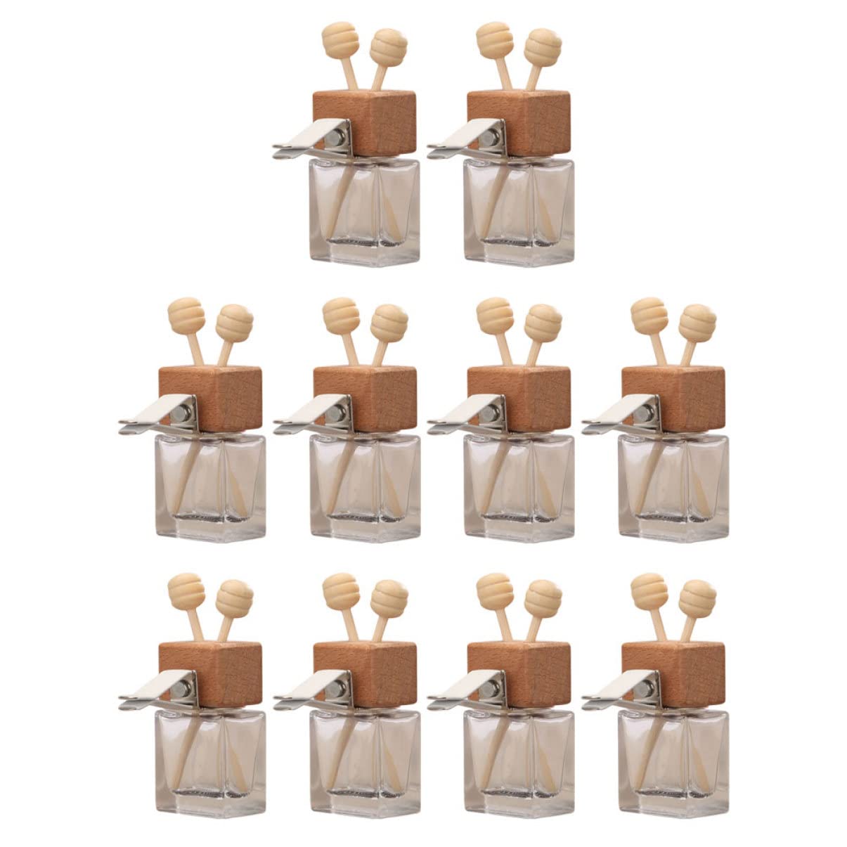 Diffuseur d'huiles essentielles de voiture 10pcs contenants pour parfum