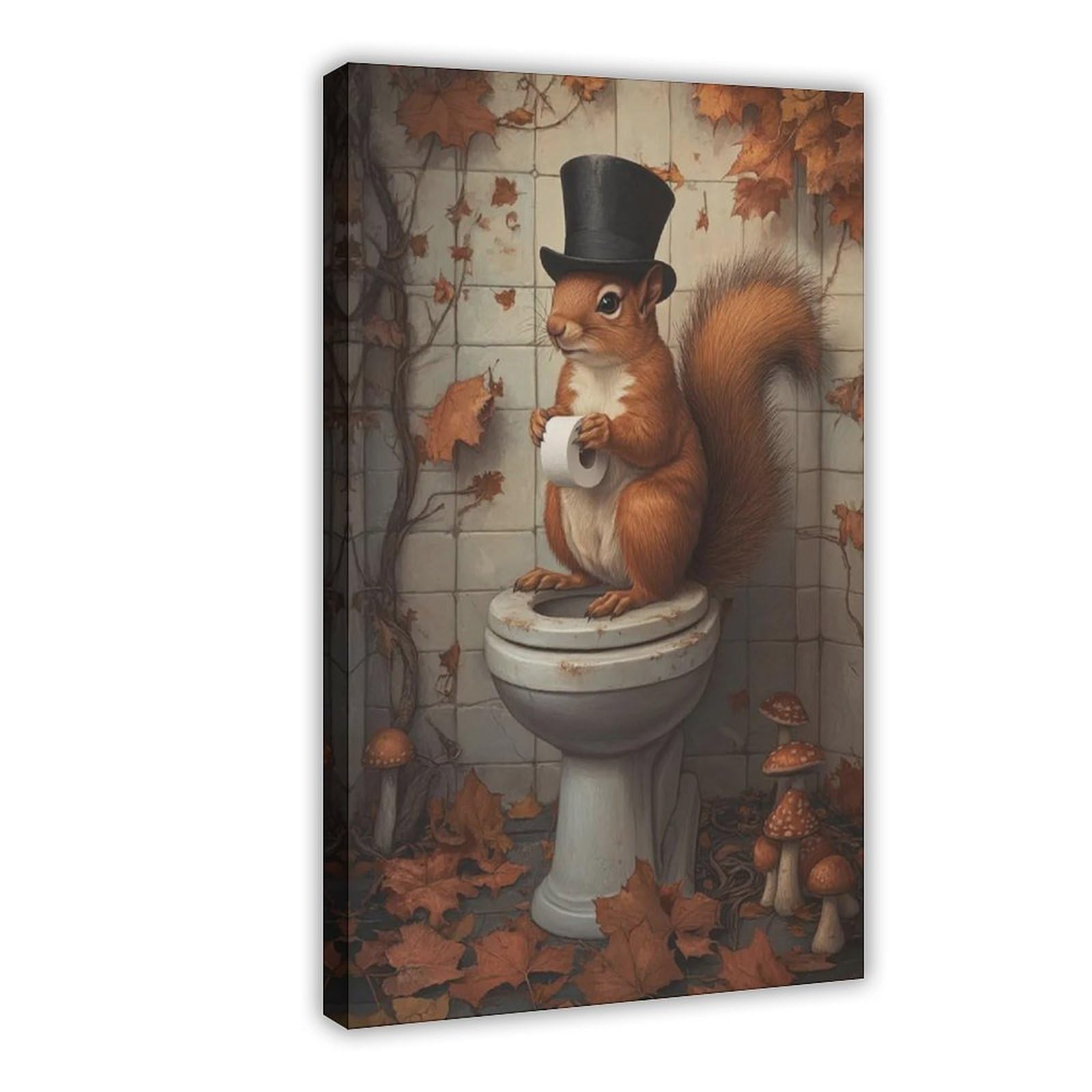 Bareronor Funny Squirrel (24) Canvas Poster Bedroom Decor Landscape Office Room Decor Gift 24" L X 36" W