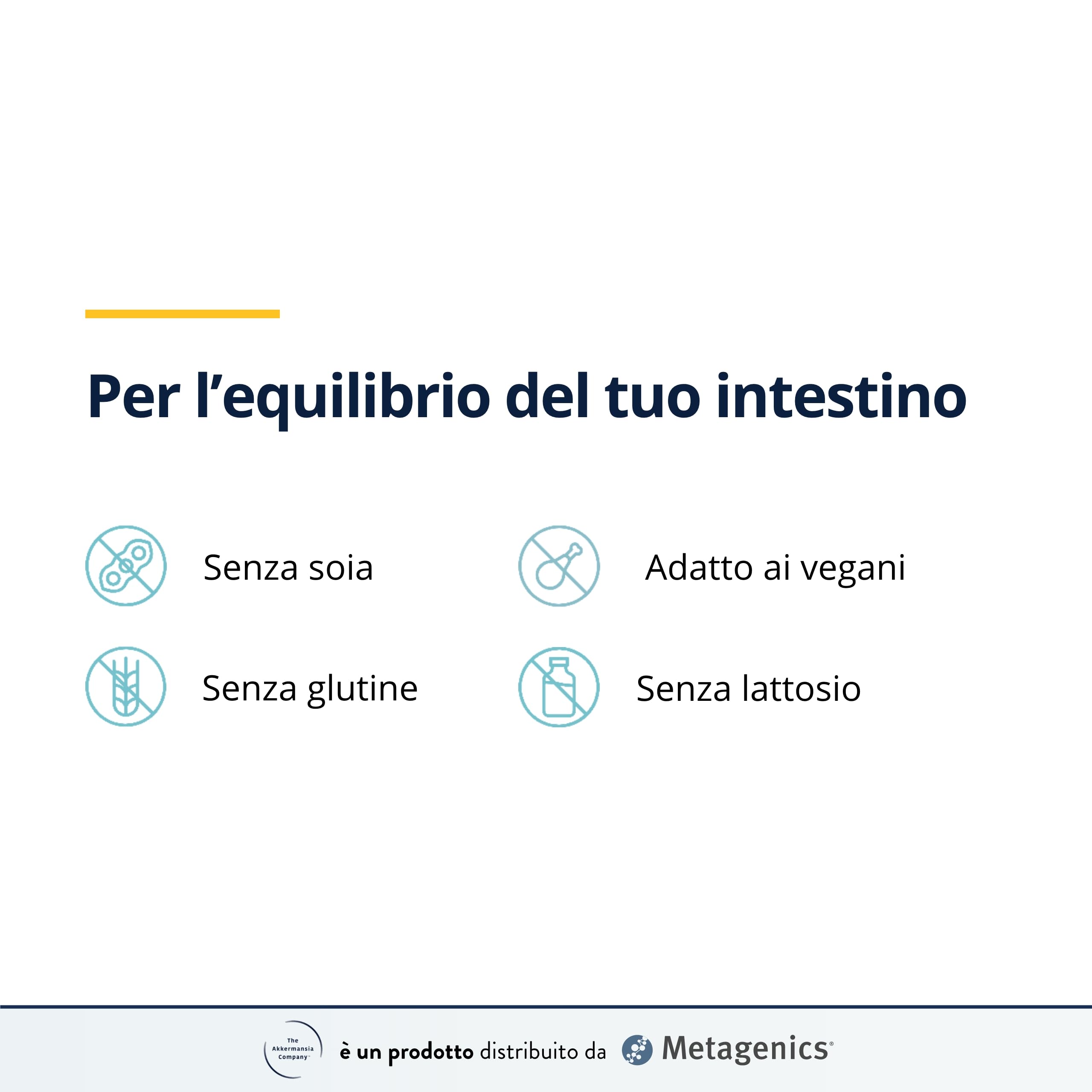 Akkermansia Intestino - Comfort Intestinale Anche in Caso di Stress - 30 Compresse
