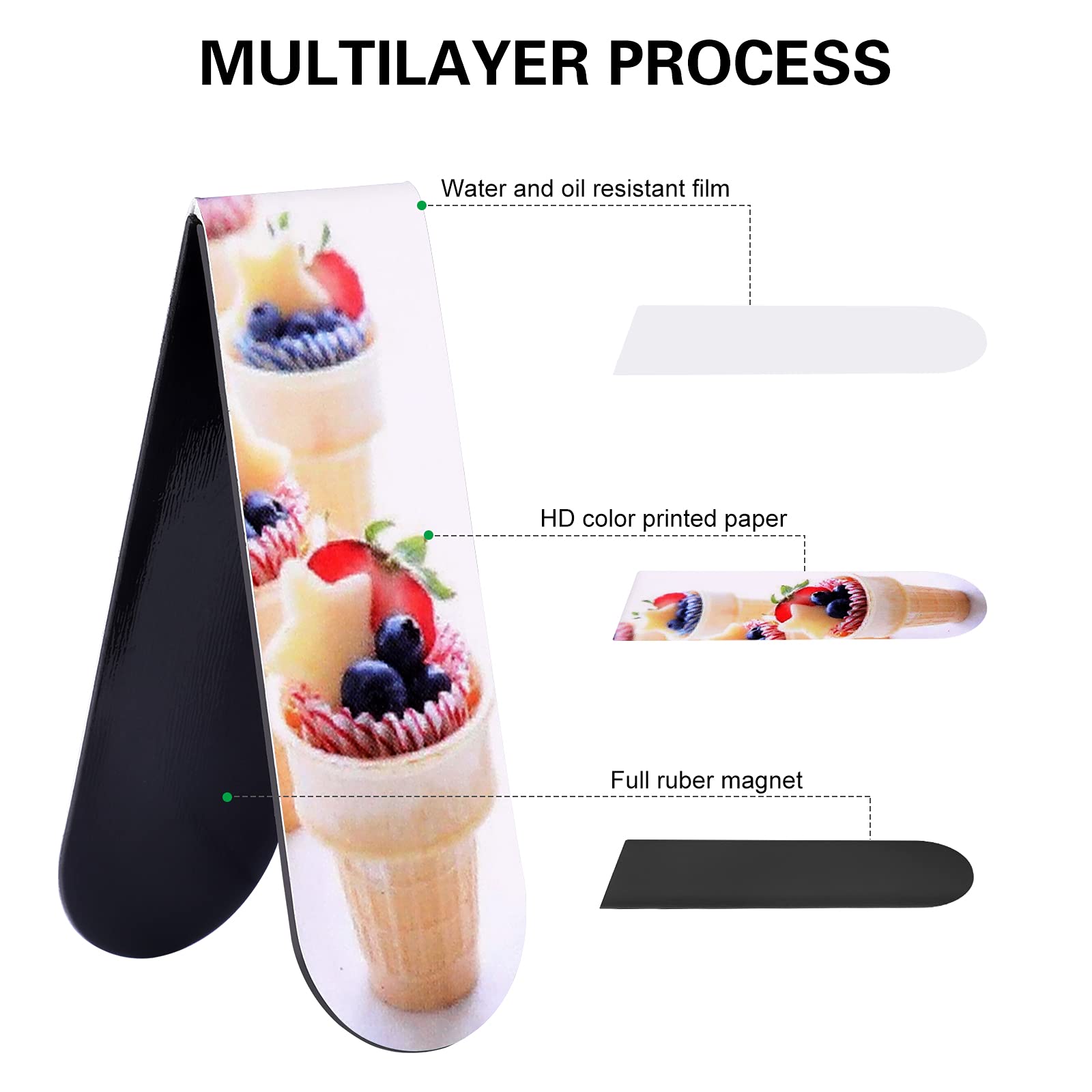 30 Segnalibri Magnetici Assortiti - Clip Pagine Per Libri, Studenti E Ufficio