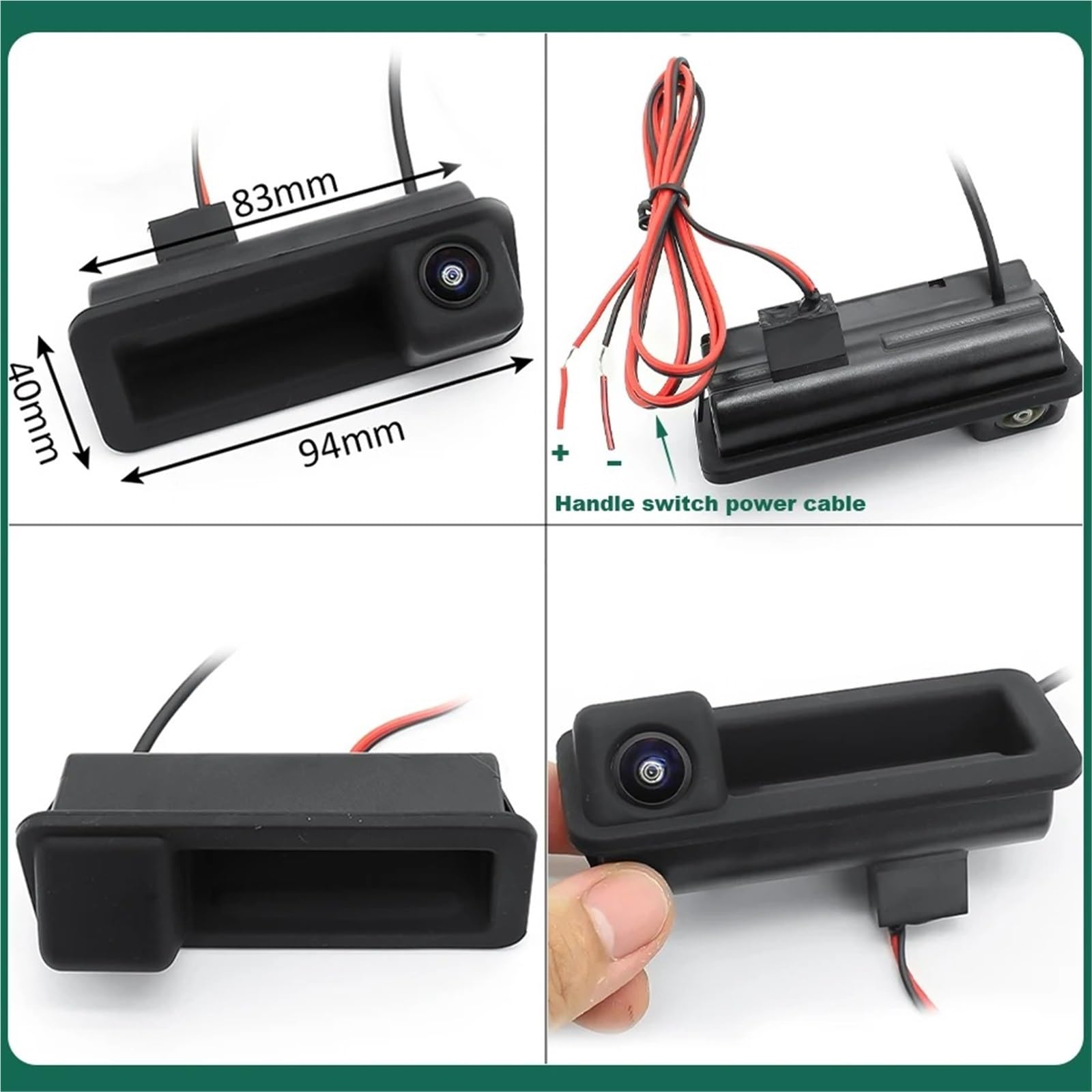 Telecamera Parcheggio Per Ford Per Mondeo MK4 Per CHIA-X Per Fiesta ST Per Focus 2007-2017 Telecamera Posteriore Per Auto 170° 1080P
