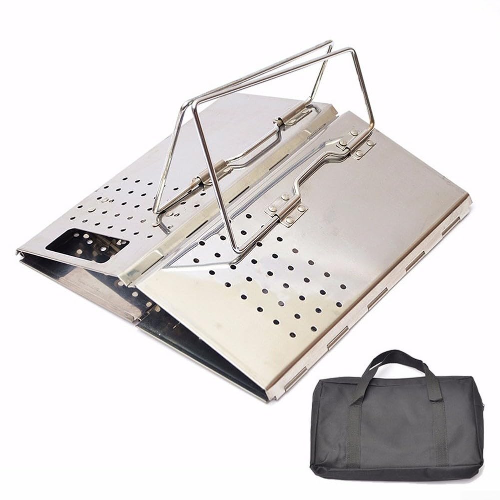 Griglia BBQ Acciaio Pieghevole Portatile 1.9kg Griglia BBQ Acciaio