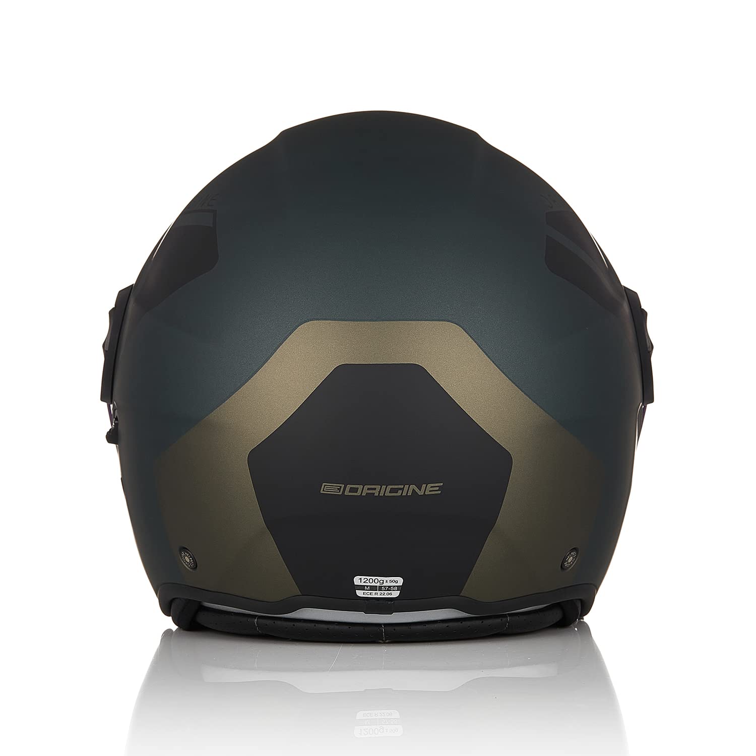 ORIGINE Casco Moto Jet Casco Scooter con Doppia Visiera Omologato ECE 22-06