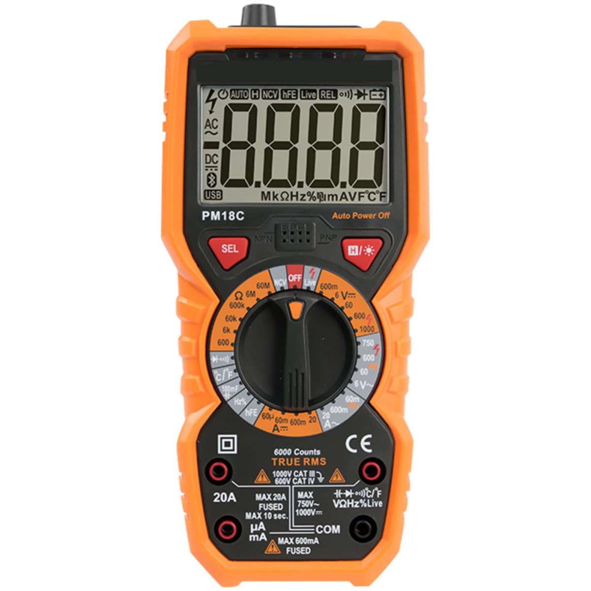 Gelbes Digitalmultimeter Handlich Präzise mit Lcd Anzeige und Ptc Schutz | Abs Pvc Elektronik, Humanisierter Stützrahmen, für Sichere Messarbeiten