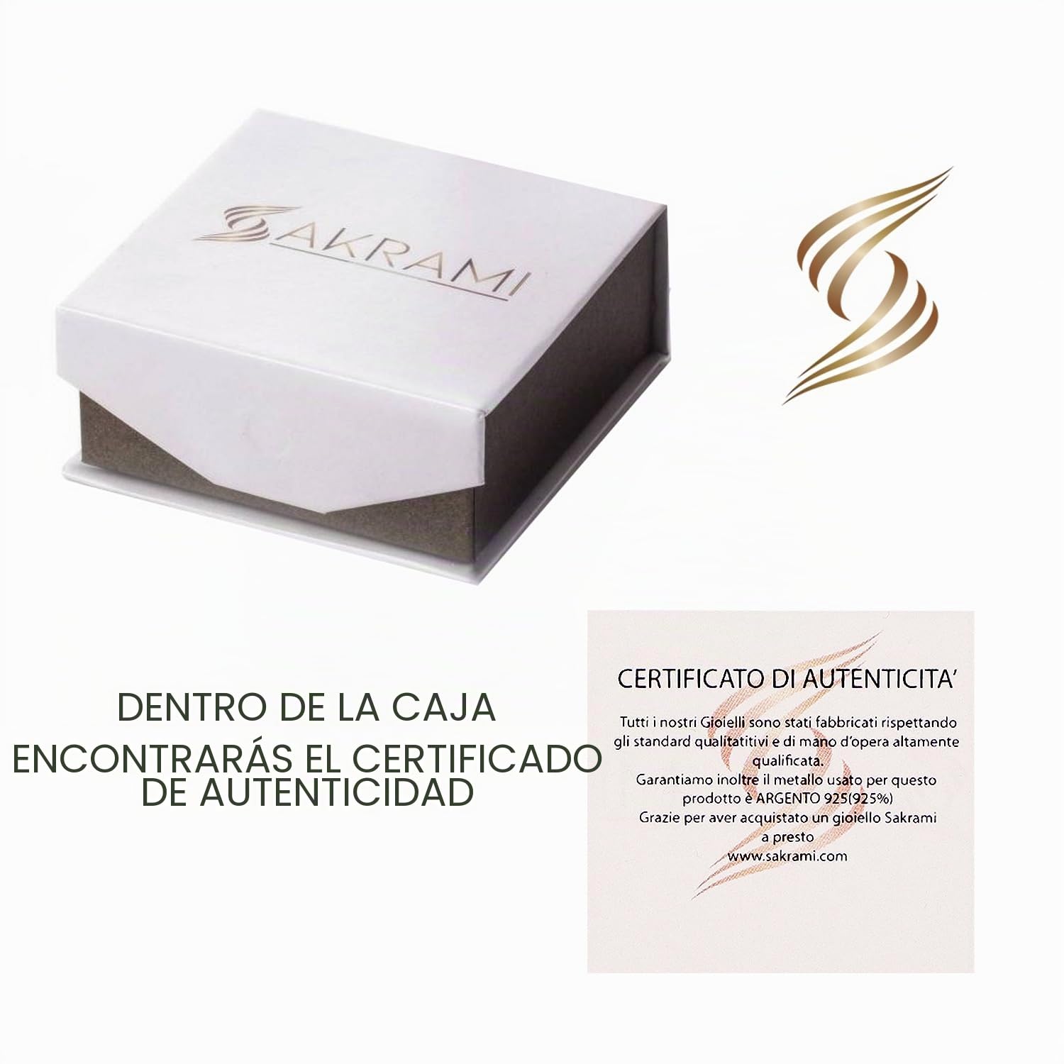 Sakrami Collar Rosario en Plata de Ley 925 con Medalla de la Virgen Milagrosa y Colgante con Cruz Joyería Religiosa para Mujer, Niña, Amiga, Mamá, Abuela, Comunión, Confirmación u Evento Especial