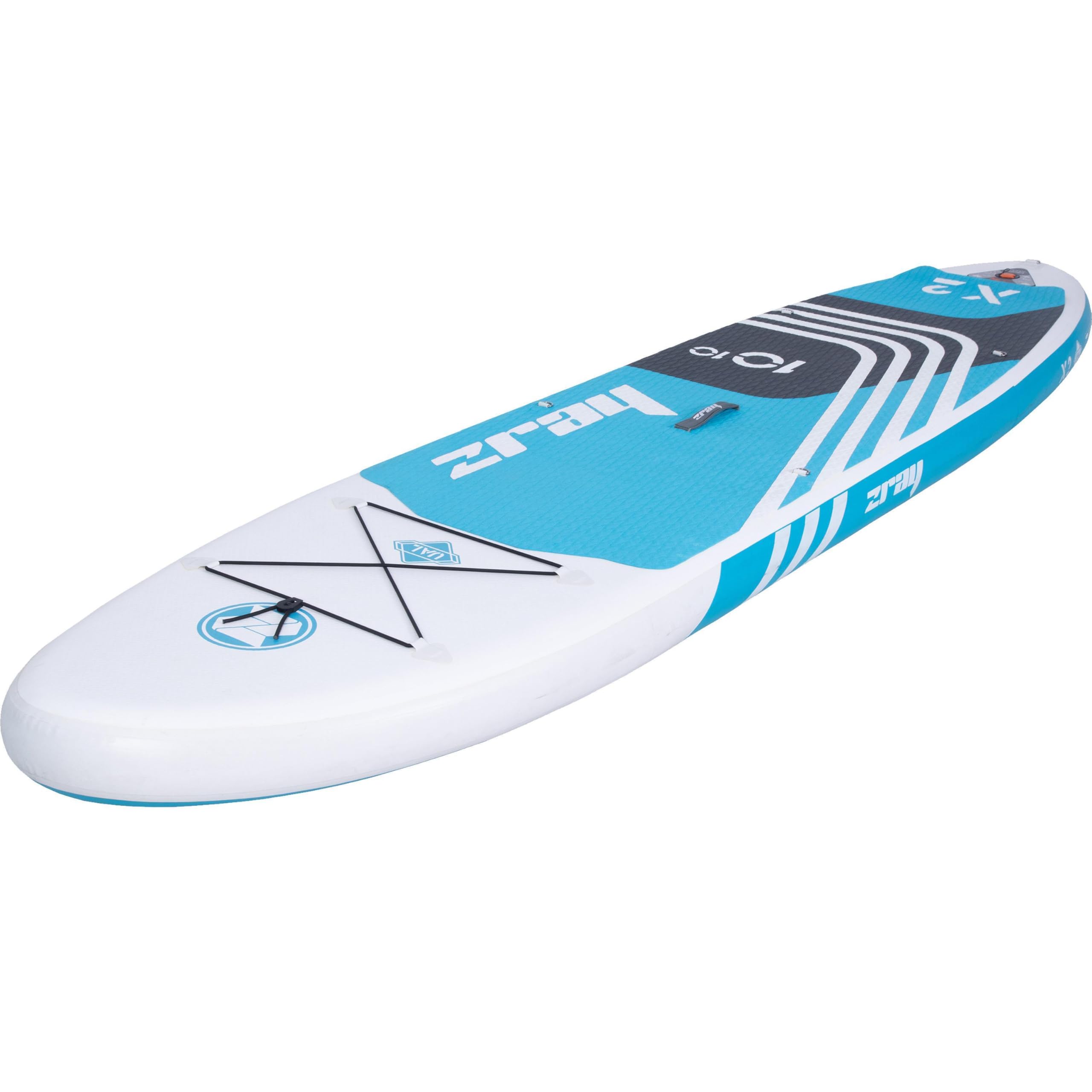 ZRAY Stand Up Paddle Board Hinchable Allround Sup Set Completo, Tabla iSUP Drop-Stitch con Pala 3 Piezas Bomba Alta Presión Mochila Leash Quilla Slide-In, para Adultos Adolescentes Niños