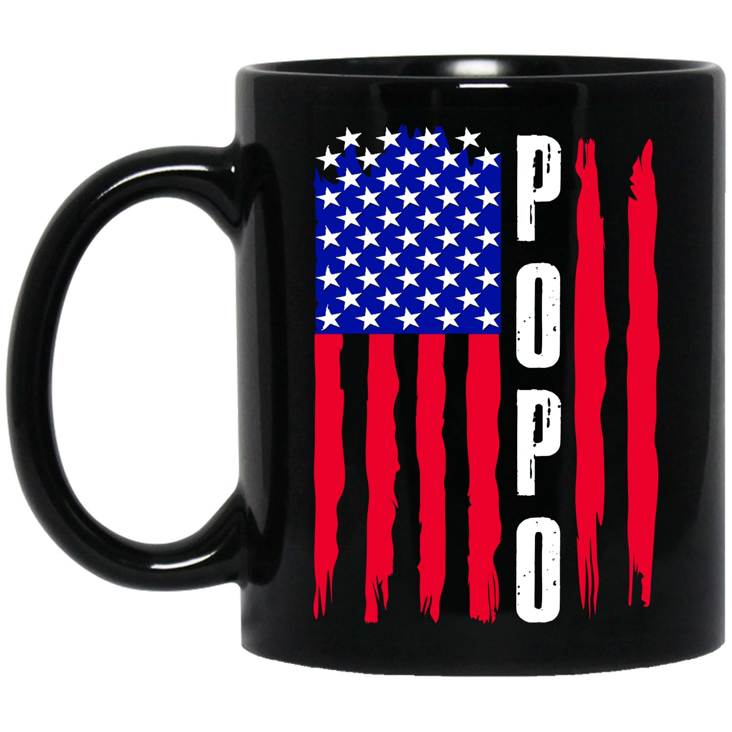 Popo Mug From Daughter Son Granddaughter, Ceramic Coffee Mug Tea Cup Fathers Day Presents, Birthday, Christmas Coffee Tea Cup 11oz for Men Boys From Family Friends 227424