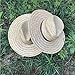 FLYXF Casual Straw Hat Unisex Artisanal Woven Outdoor Activity Fashionable for Leisure and Holiday Use Unisex Straw