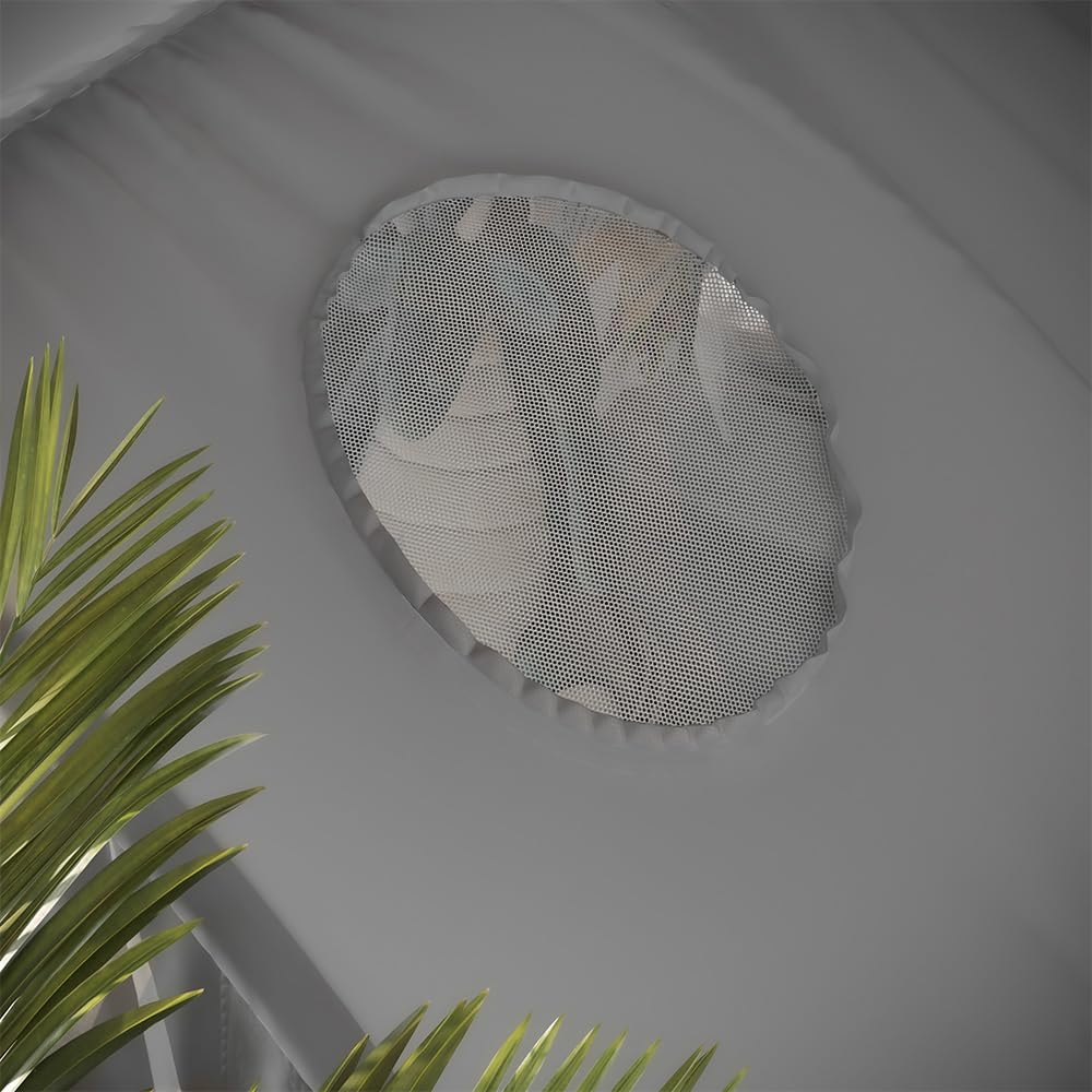 VitaliSpa Tunnelzelt Kubby, Grau, 100 x 80 cm mit Fenster und Netz, zur Nutzung als Spielzelt mit Fiberglas-Gestänge