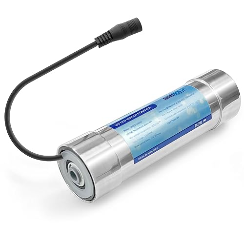 Ronaqua El filtro de agua LED UV reduce hasta el 99.9% de Baçtria, sin mercurio, eléctricamente eficiente, no requiere mantenimiento, interruptor de