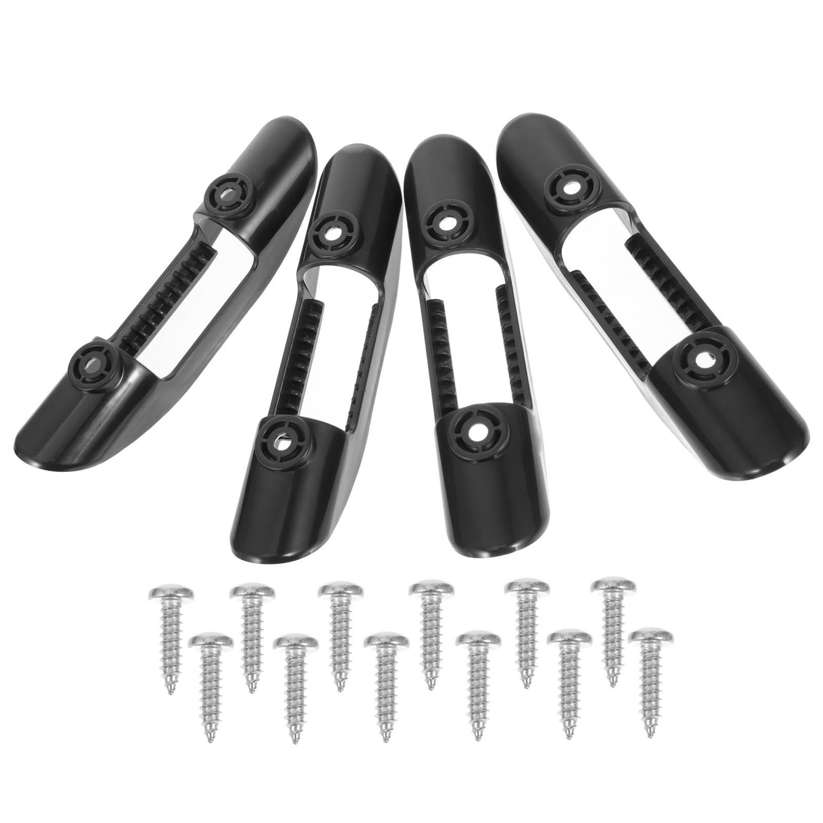 ibasenice Paddelschnalle Kajak Paddelhalter Clip Universeller Paddelhalter Paddelklemme Für Kanus Halter Für Paddelhalterung An Deck Montierte Paddelklemme Paddel-Clip Plastik Black