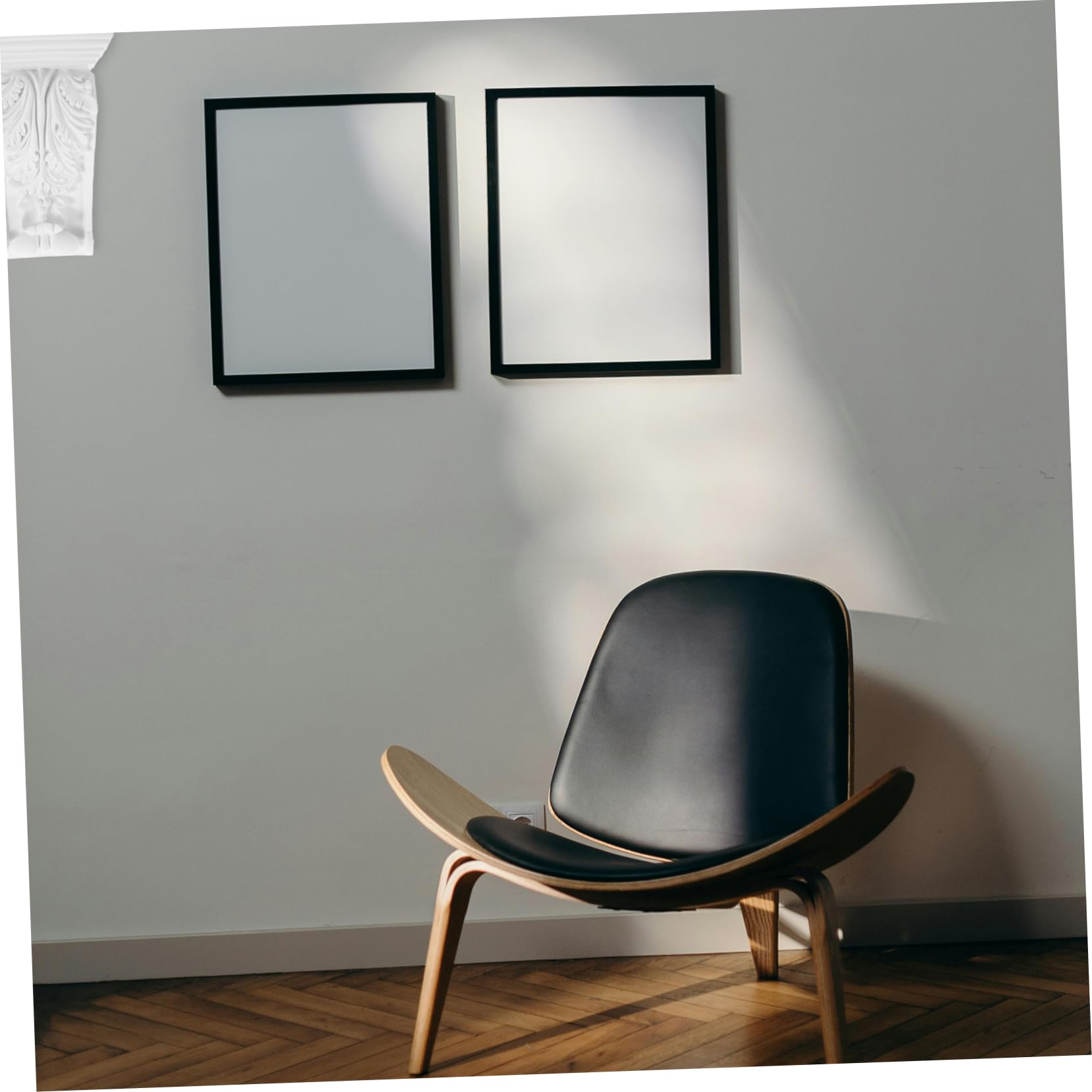 Ménsula Decorativa Europea Tallada Estilo Clásico 8.07x5.31x3.14in para Molduras de Pared