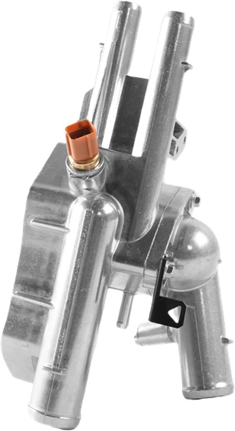 Aluminum Thermostat Housing Assembly 256002G500 Engine Coolant Thermostat Housing Assembly Replacement for 2011-2015 Sonata Tucson Santa Fe Optima Sorento 2.4L
