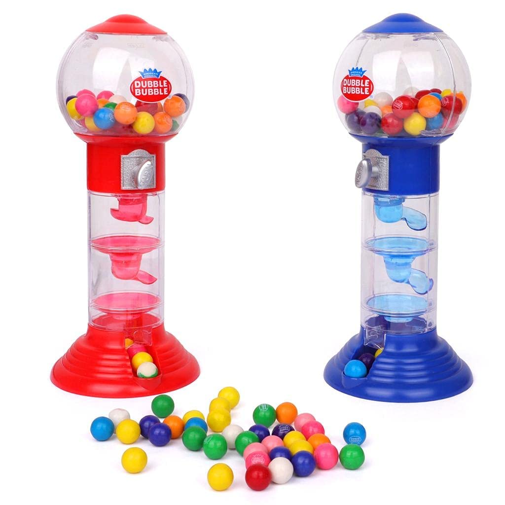 Playee Spiral Gum Ball Machine Candy Dispenser Dubble Bubble Gumball