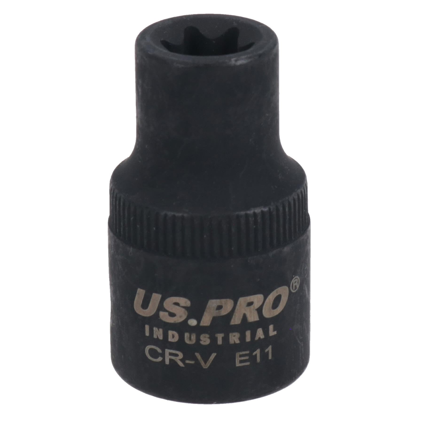 E11 Female Impacted Impact Torx Star E Socket 1/2in Drive Shallow