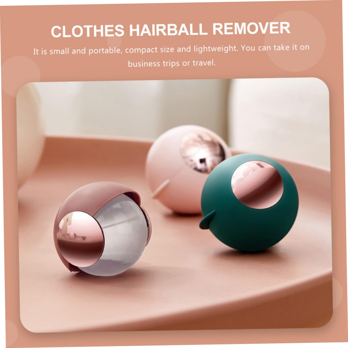 Tragbarer Fusselentferner für Kleidung und Tierhaare Waschbares Design aus Abs und Pu Beschädigt Stoff für Outdoor und Tasche